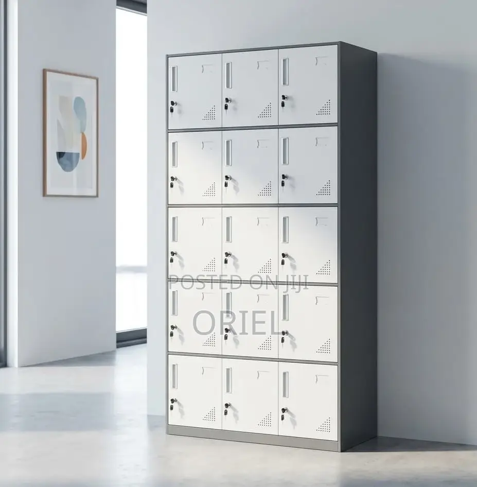 Office Staff Storage Cabinet – 15 Lockers