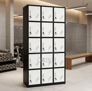 Office Staff Storage Cabinet – 15 Lockers