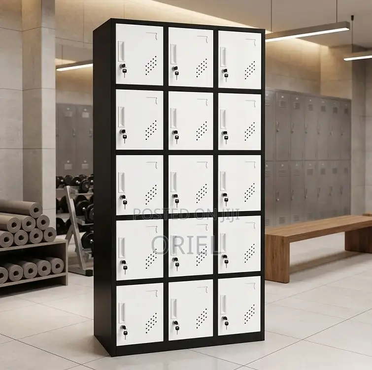 Office Staff Storage Cabinet – 15 Lockers