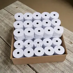 50 Pieces Full Box 80mm by 80mm by 13mm Cash Thermal Paper Rolls