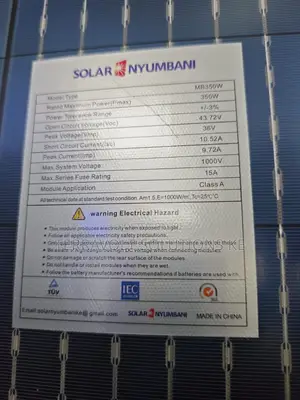 350w Solar Nyumbani 36v Panel