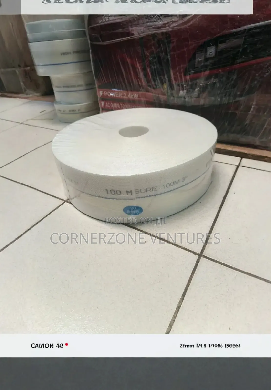 3" by 100m Canvas Pipe / 3" Water Delivery Pipe