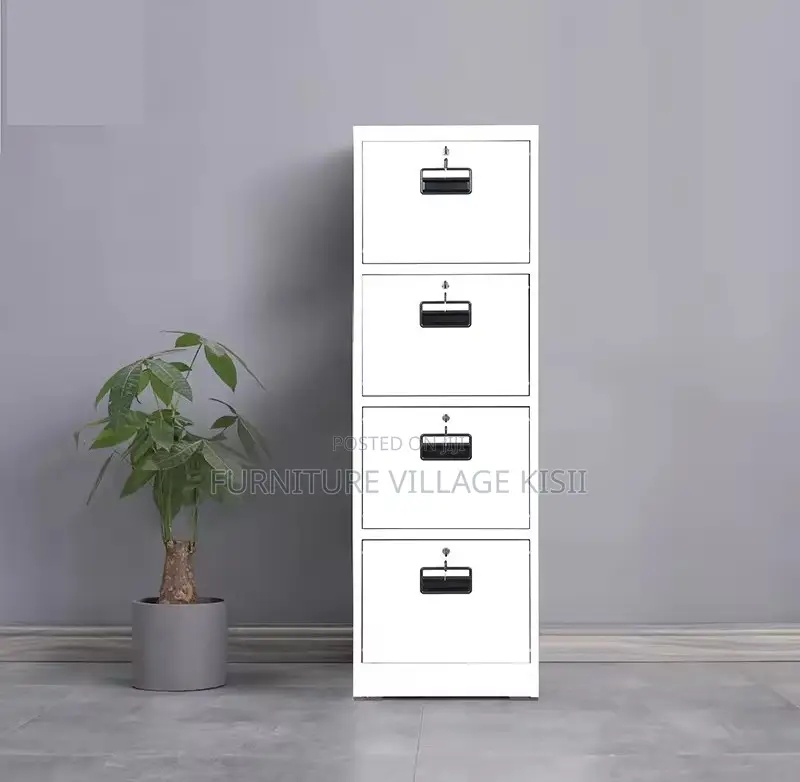 Office Cabinet; 04 Drawer Metallic Storage Cabinet.