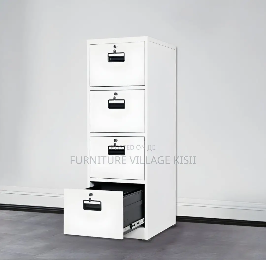 Office Cabinet; 04 Drawer Metallic Storage Cabinet.