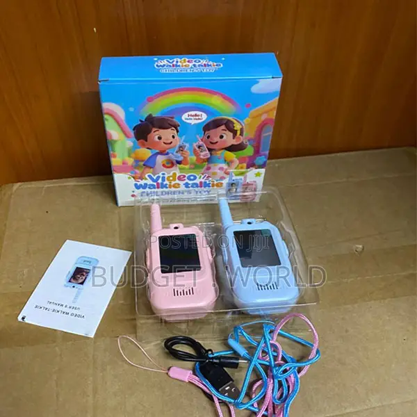 Ages 3–12 Kids Video Walkie Talkies With Camera Changer USB-C