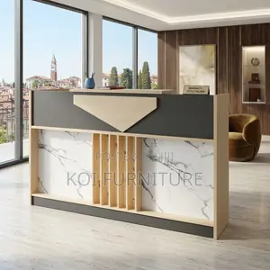 Reception Desk;1.8 Meter Front Lavish Execution Reception Table