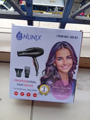 Nunix Professional Hair Dryer – Powerful Blow Dry Machine
