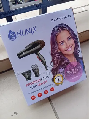 Nunix Professional Hair Dryer – Powerful Blow Dry Machine