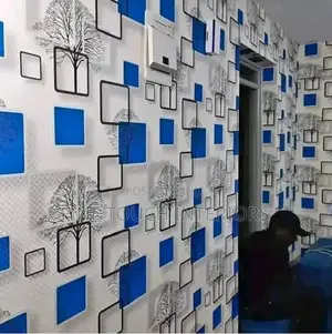 3D Wallpaper – Modern Office Renovation Wall Decor