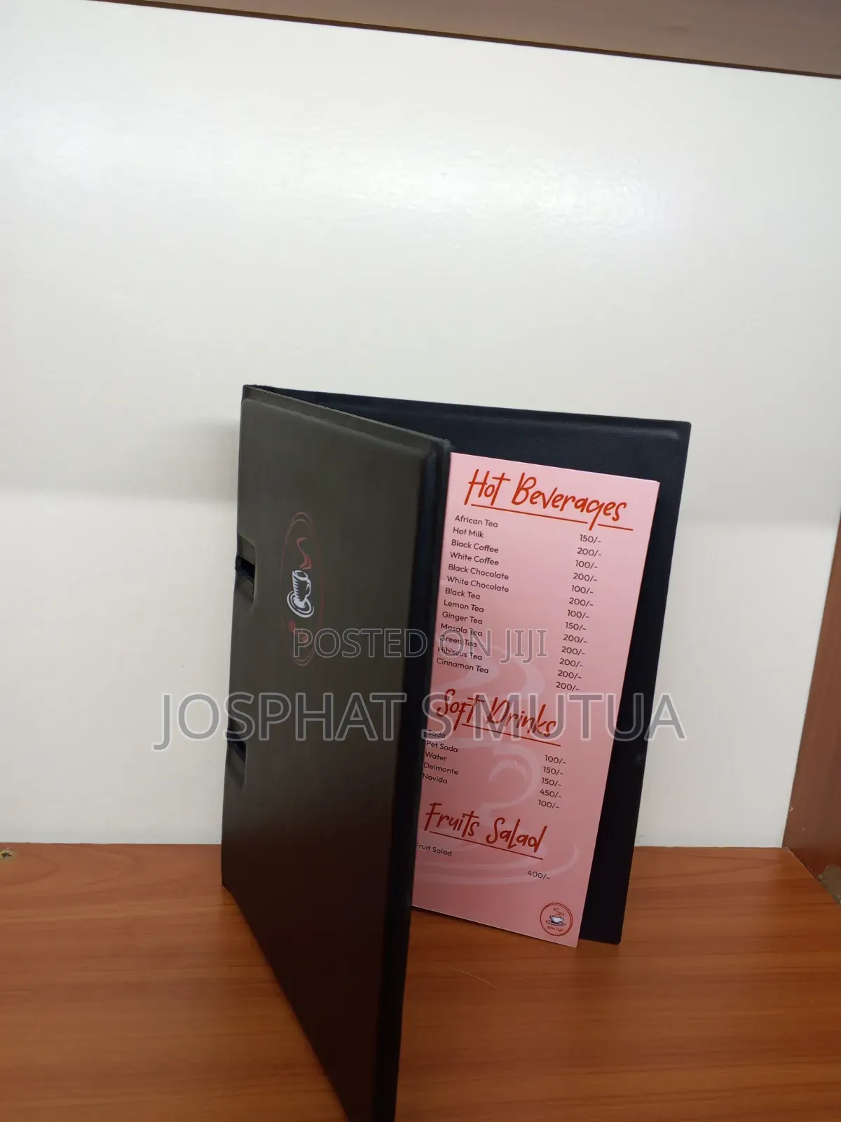 Pure Leather Menu Folders A5 Size