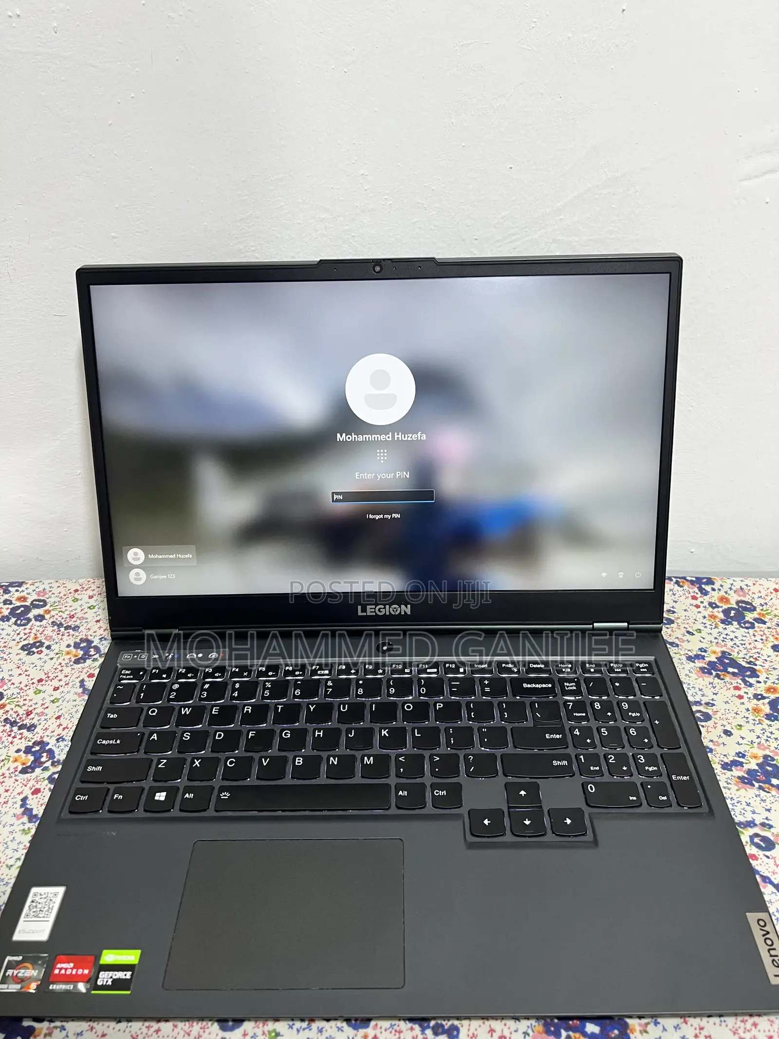 Laptop Lenovo Legion 5 8GB AMD Ryzen 5 SSD 1.5T