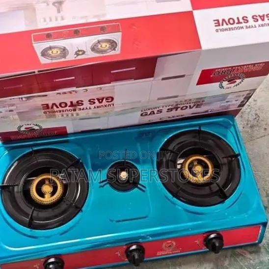 Smartpro 3 Gas Stove 3 Burner Glass