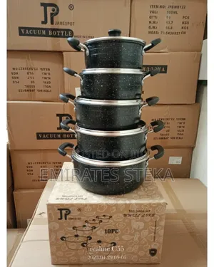 James Pot Black Cookware Set
