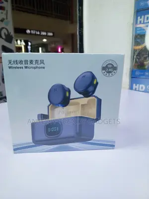 Wireless Lavalier Mic With Charging Case Dual Magnetic Clip