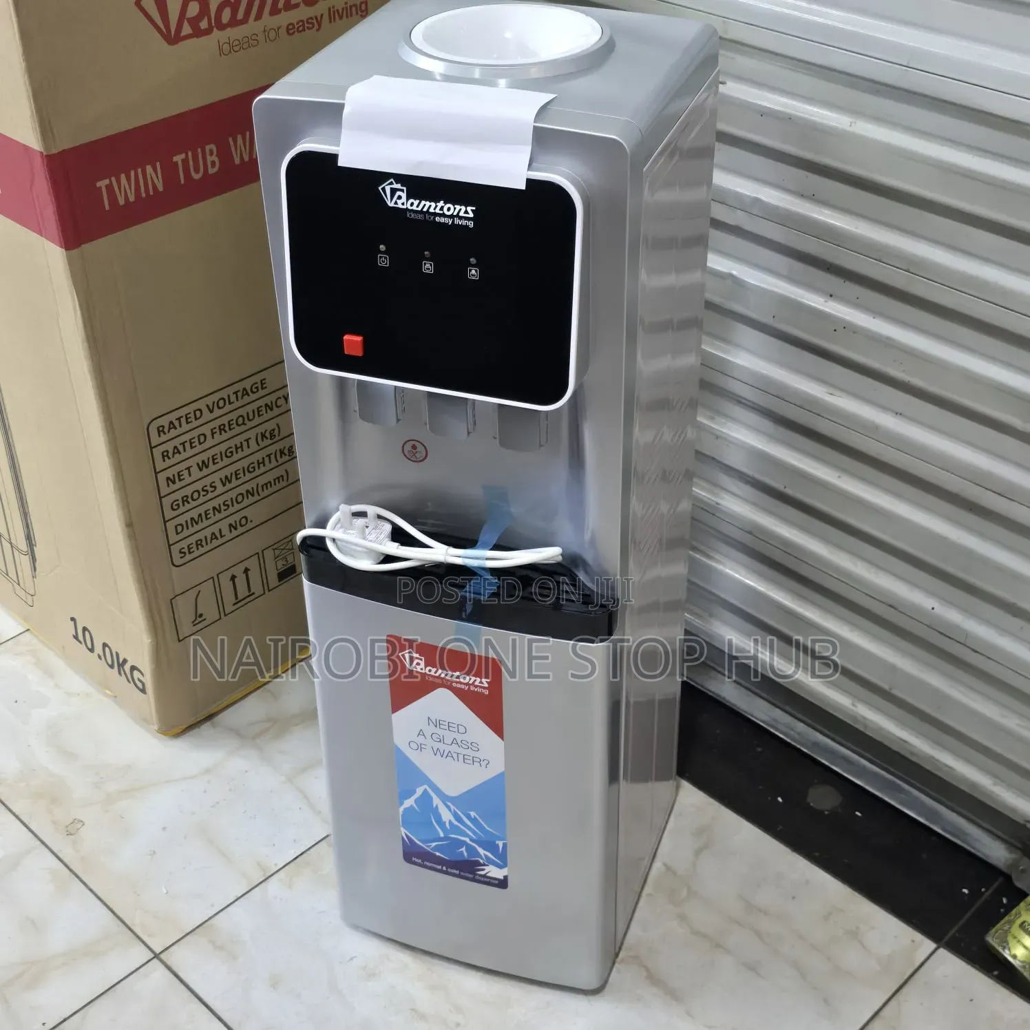 Ramtons Water Dispenser Hot and Cold With Compressor RM/685