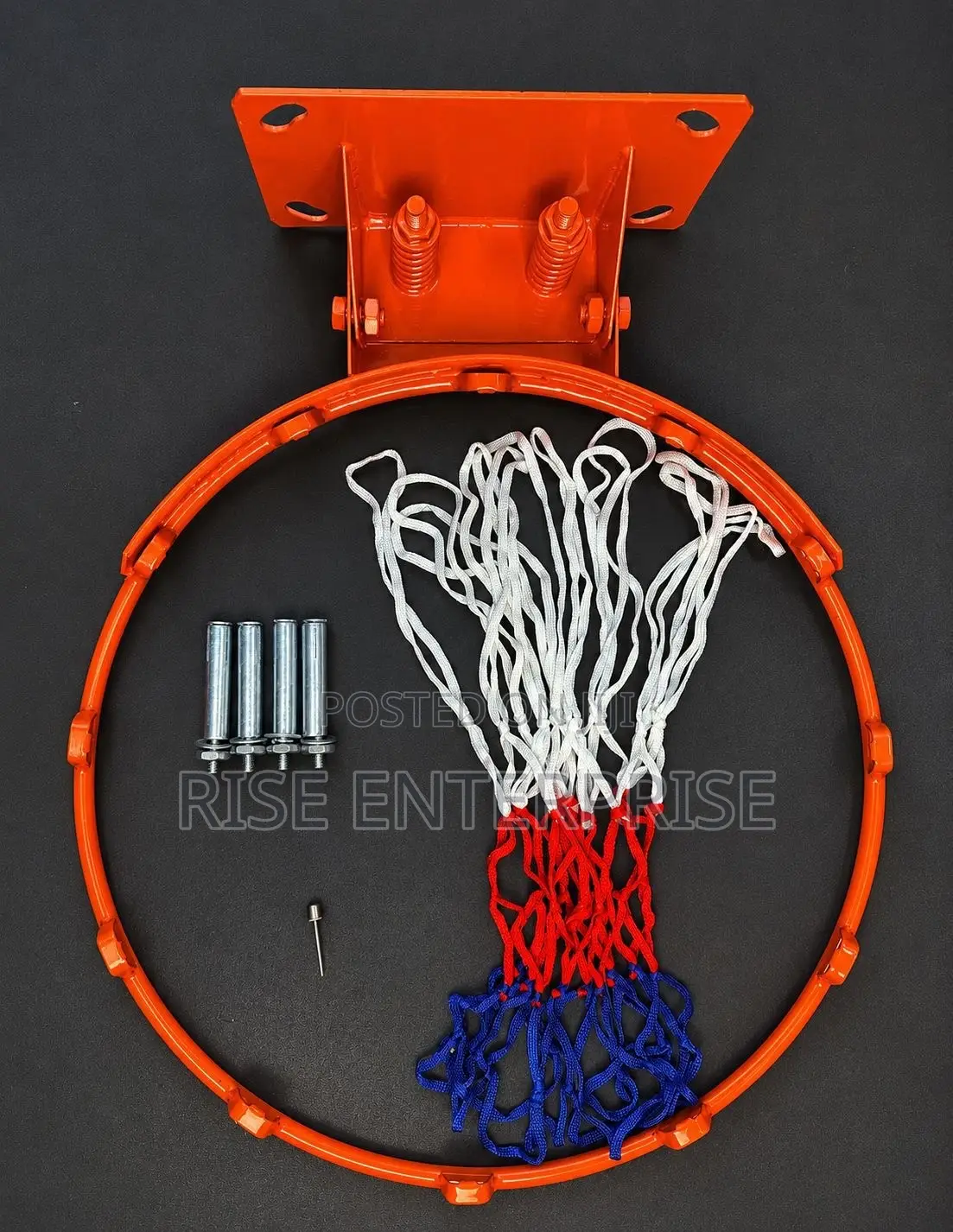 Basketball Ball Ring/Hoop/Rim With Net and 2 Springs