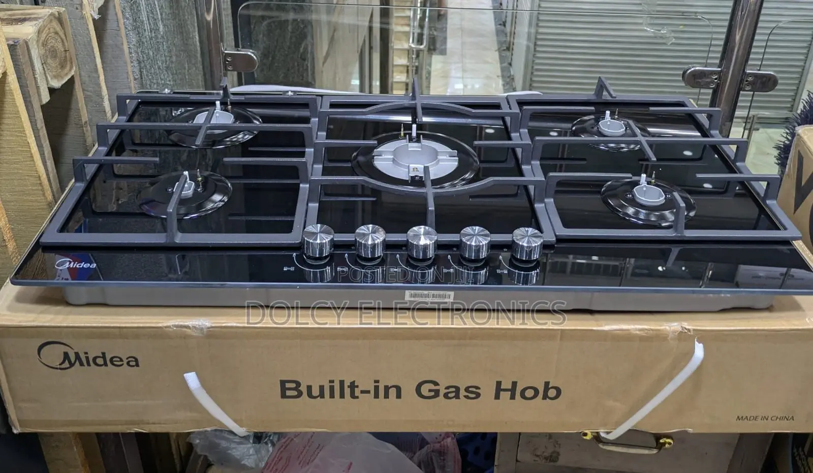 Midea 90cm Ss Gas Hob Mg90gq095al 1b-Bs