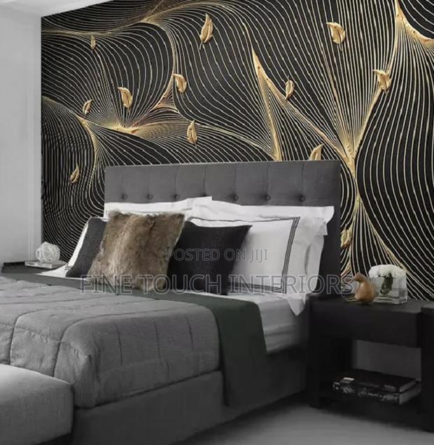 3D Wallpaper for Bedroom Interior Decor