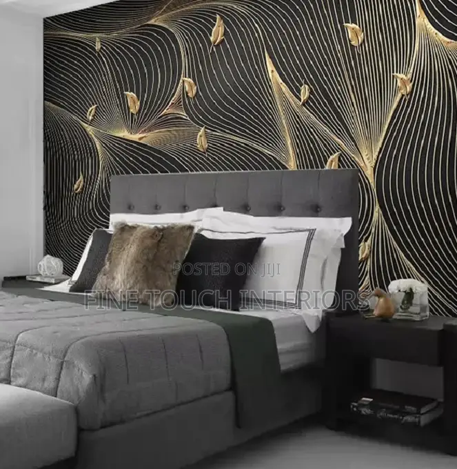 3D Wallpaper for Bedroom Interior Decor