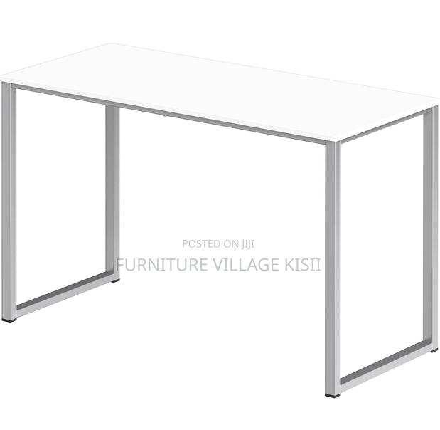Office Table;1.4M Computer Desk With Metallic Base. - thumbnail 5