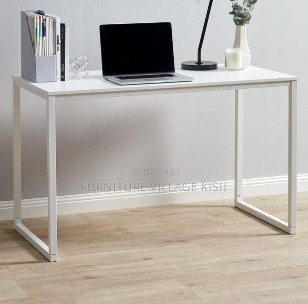 Office Table;1.4M Computer Desk With Metallic Base. - thumbnail 9