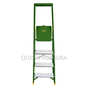 Jadever 4 Step Steel and Aluminium Ladder/ Steel Aluminum