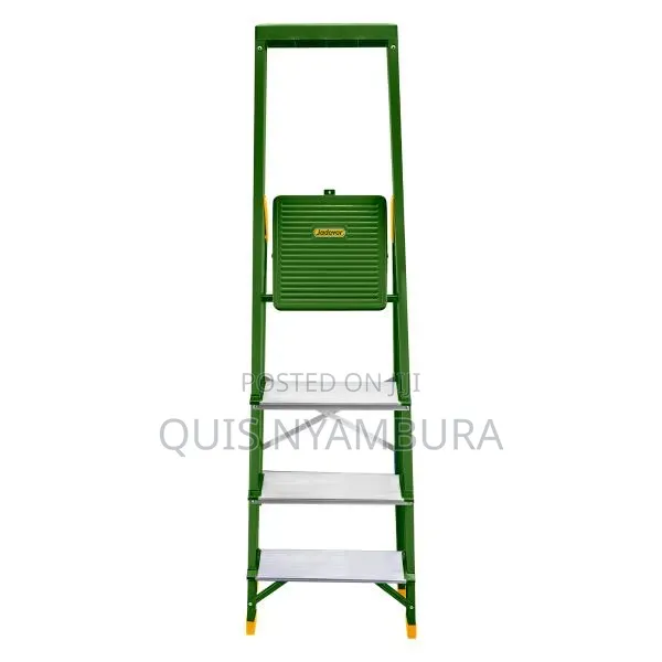 Jadever 4 Step Steel and Aluminium Ladder/ Steel Aluminum