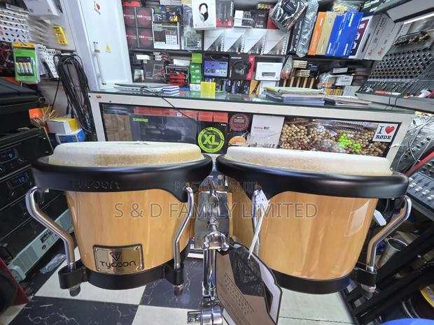 Tycoon Bongo Drums Complete With Stand - thumbnail 3