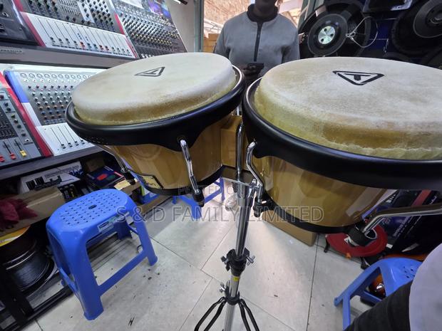 Tycoon Bongo Drums Complete With Stand - thumbnail 4