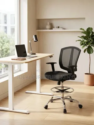 Electrit Desk and Counter Chair