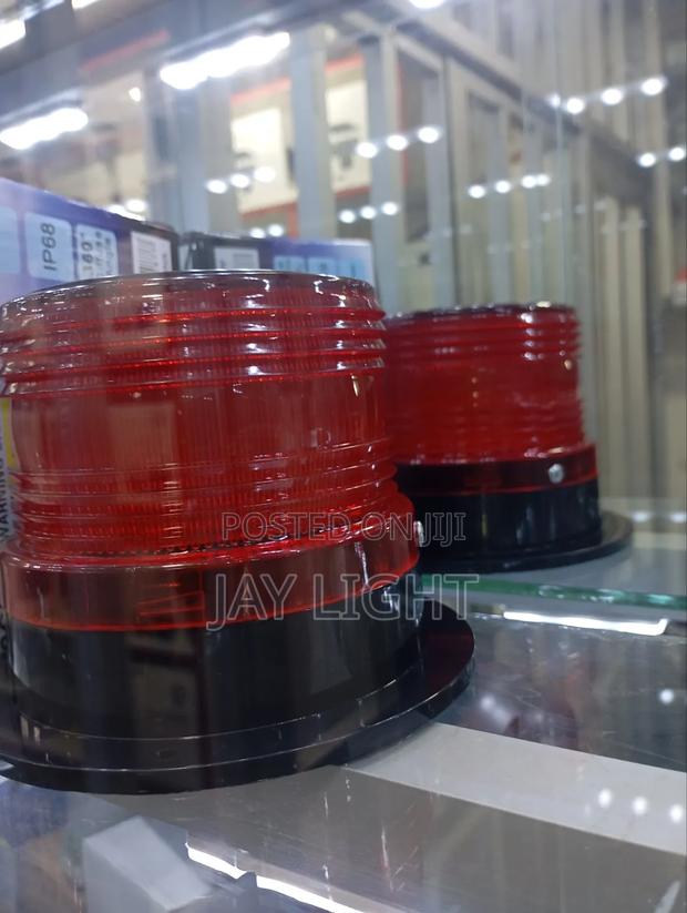 Solar Warning Light Red Wave - main view