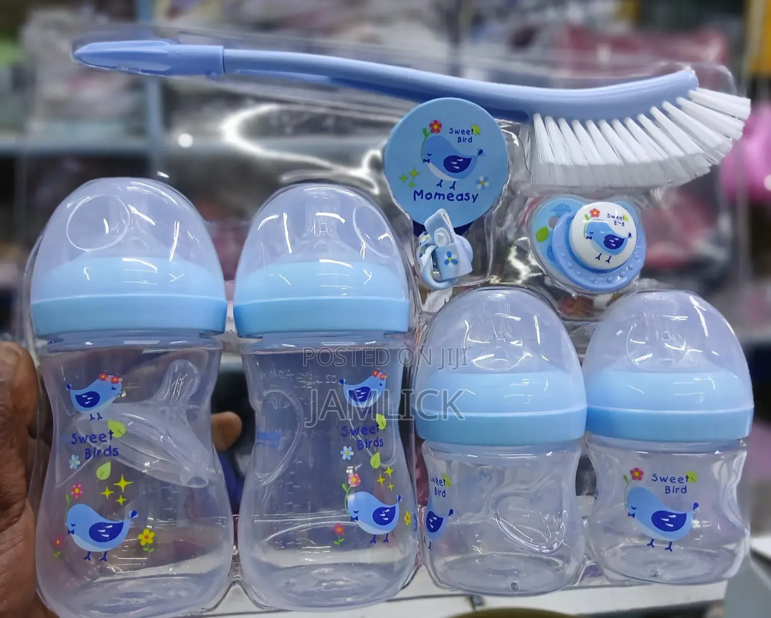 Blue Pink Feeding Bottle Set - Kk