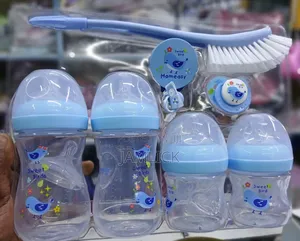 Blue Pink Feeding Bottle Set - Kk