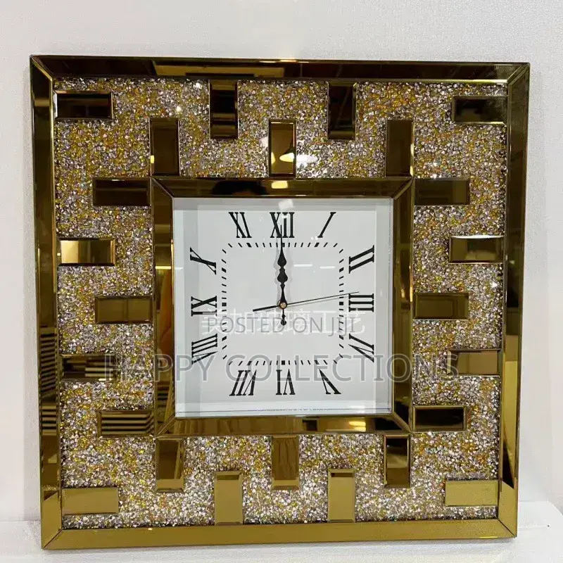 Creative Wall Clock Living Room Wall Clock Glass