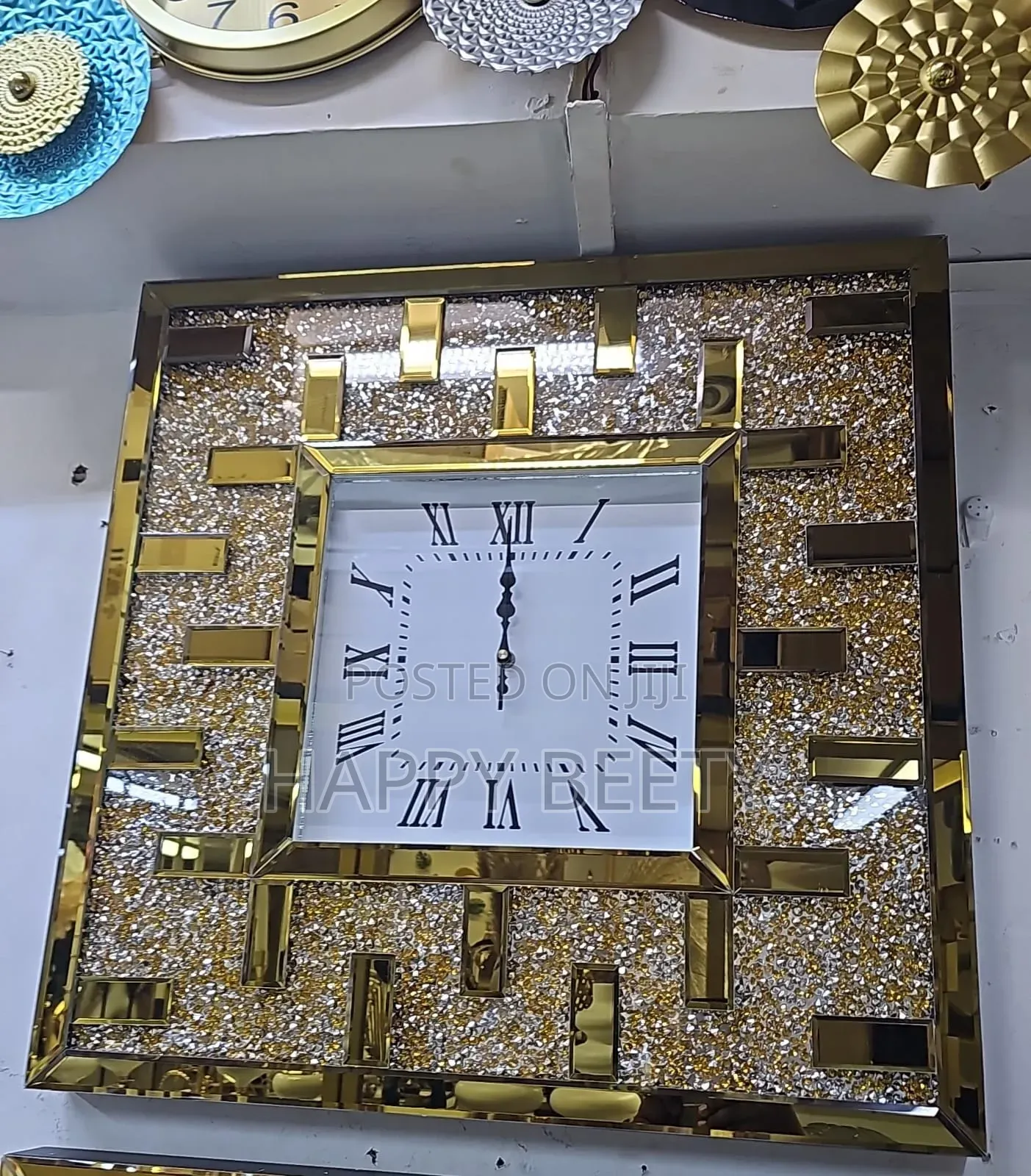 Creative Wall Clock Living Room Wall Clock Glass
