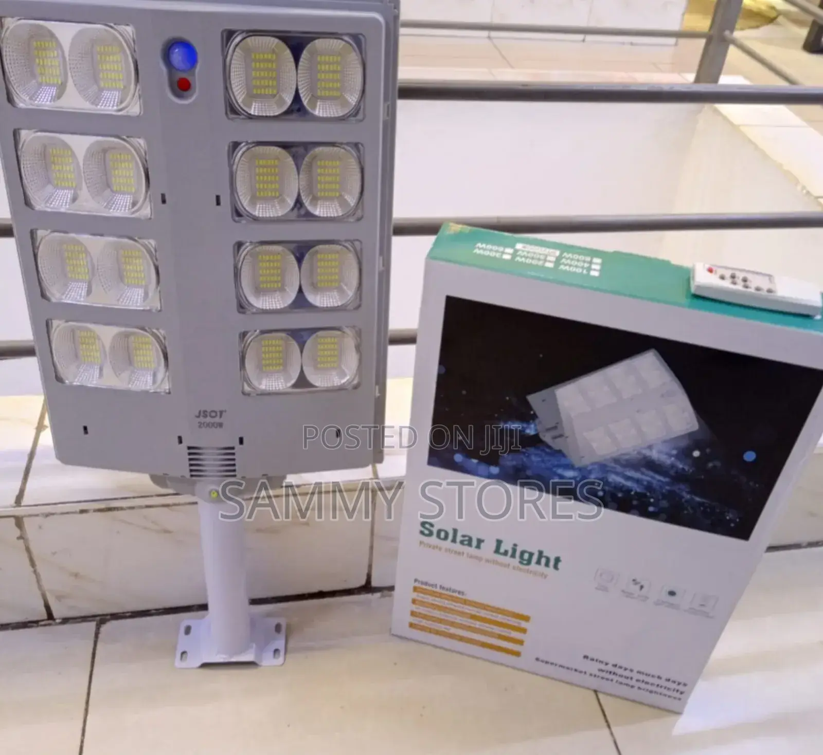 JSOT 1000W Solar Garden Compound Light