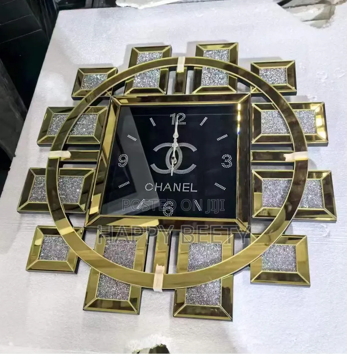 Diamond Wall Clock European Style Wall Decorative Clock