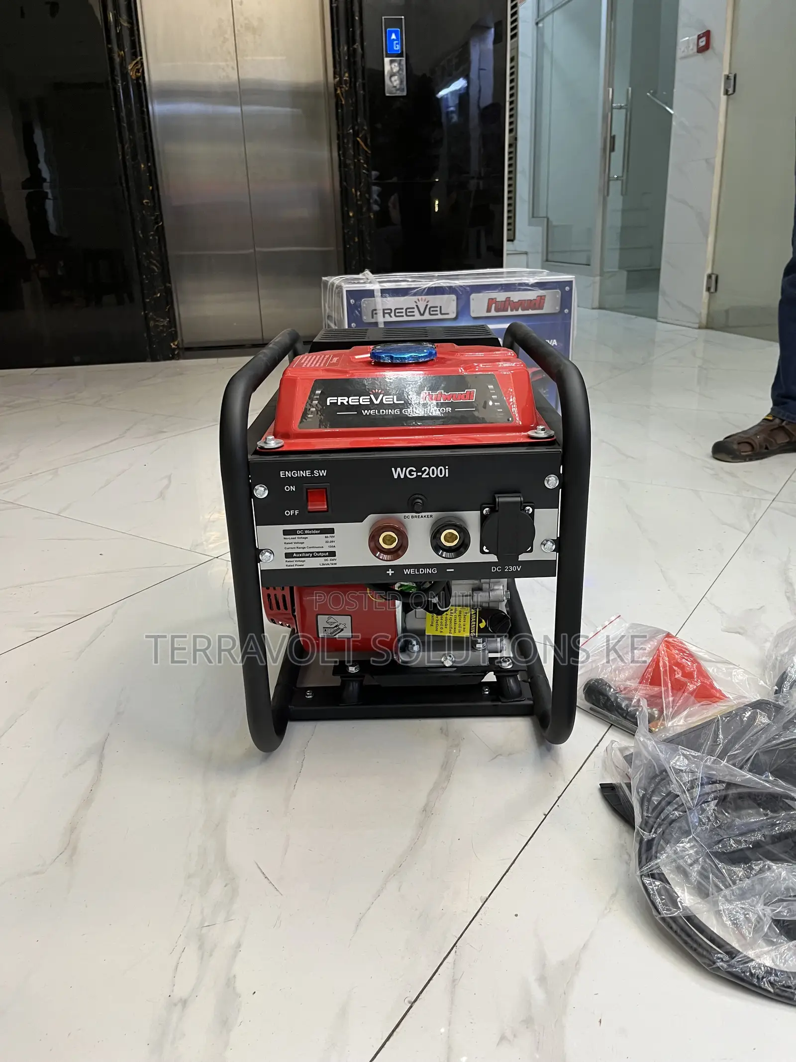 130a/200a Freevel Petrol Welding Generator