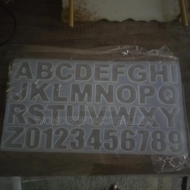 Resin Alphabet Mold