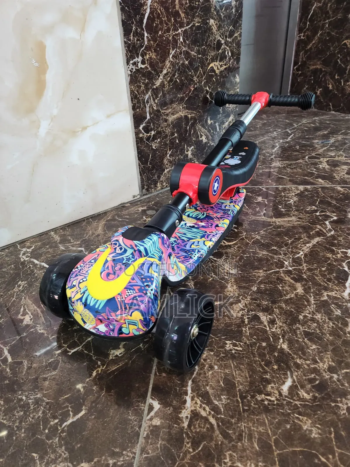 Kids Scooter With Seat, Music Lights - Kk