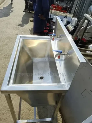 Medical Grade Stainless Steel Surgical Scrub Sink Size 1200mm Long