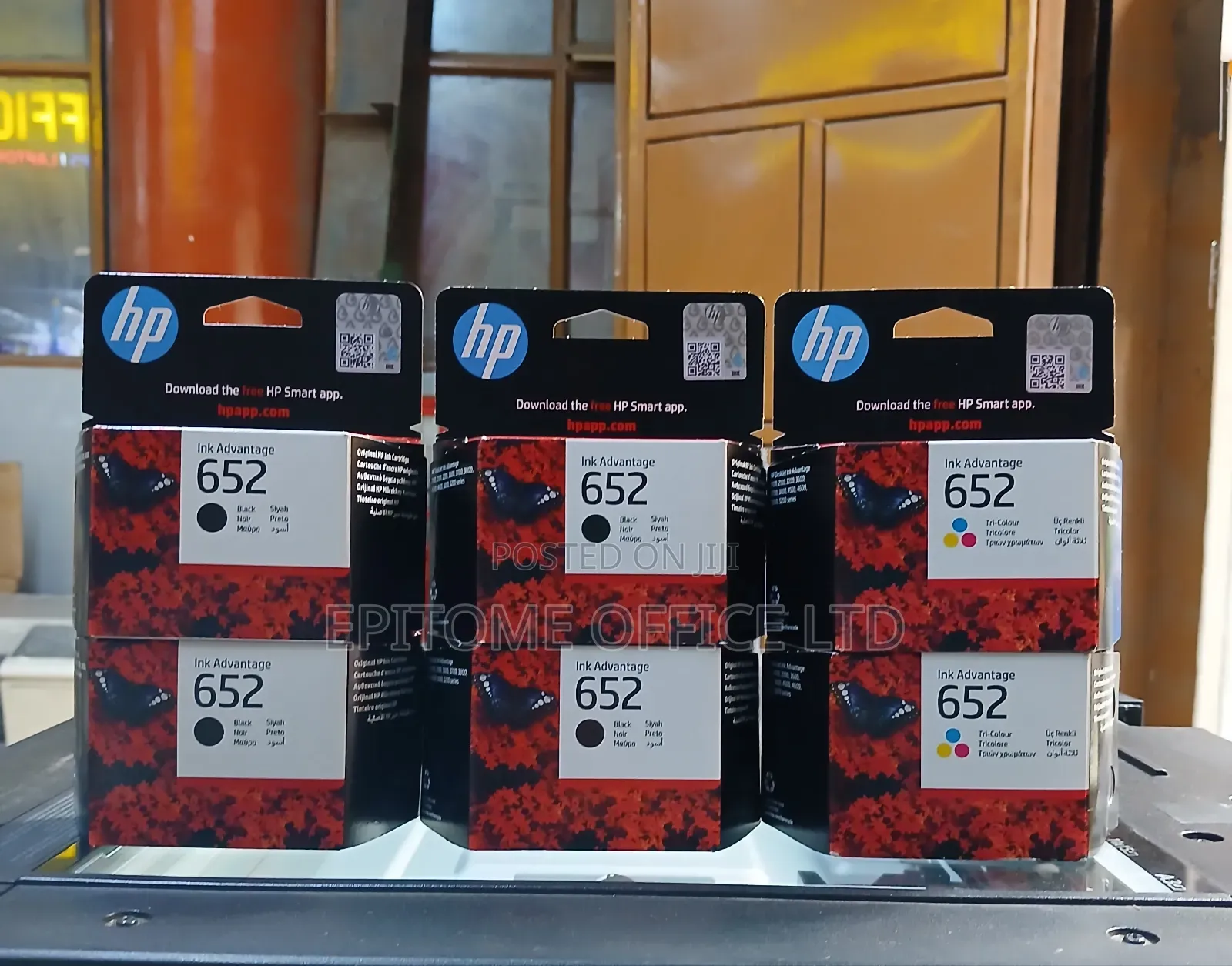 Genuine HP 652 Black CLRS Cartridges