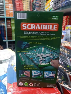 Mini Scrabble Set Compact Portable