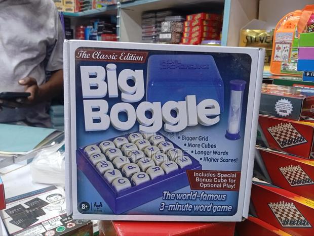 BIG BOGGLE Classic Word-Search Game With Extra-Large Letter Cubes - main view