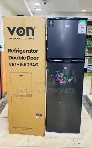 Von 166L Double Door VRT-166Drag Fridge