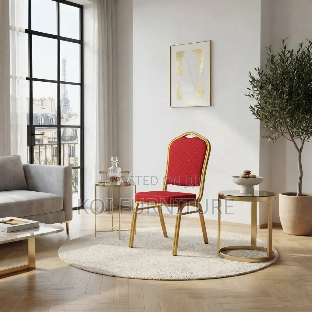 Office Chairs; Red Armless Office Church Events Imported Chairs