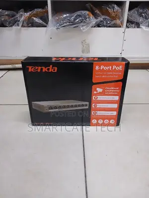 Tenda 8port PoE Switch for IP Cameras 2 Gigabit Uplink