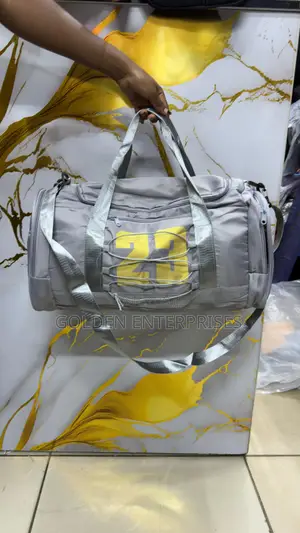 Black Sports 23 Gym Duffle Bag