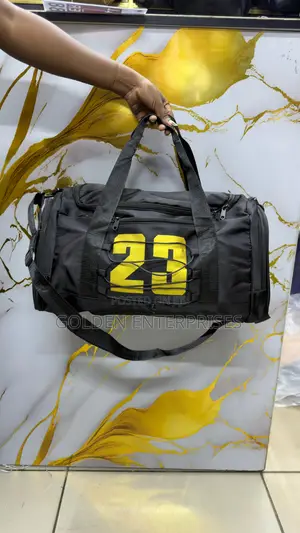 Black Sports 23 Gym Duffle Bag