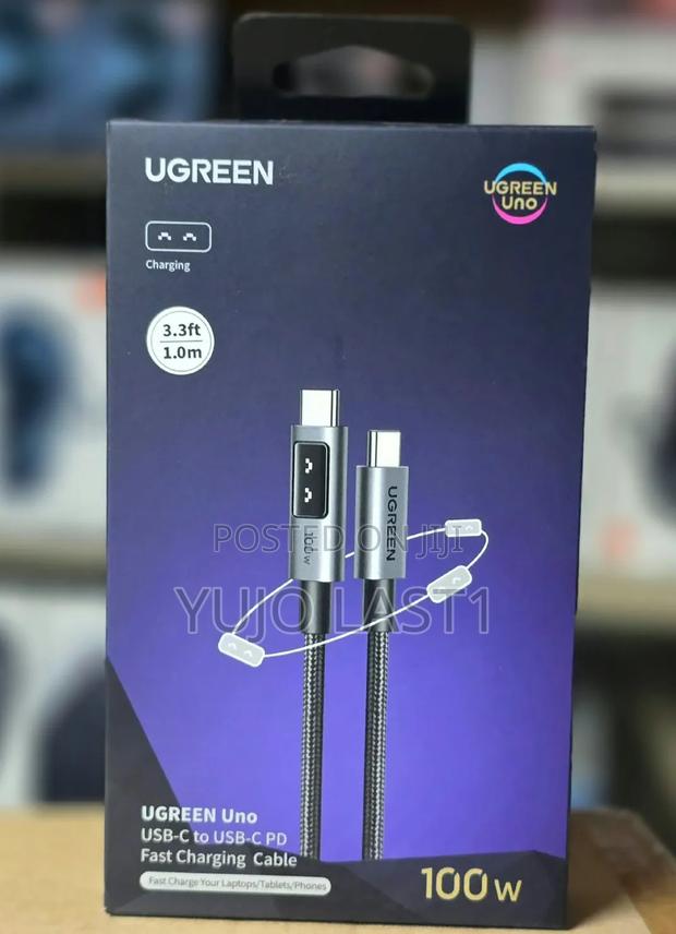 Ugreen L502 100w USB C Cable 3m Abs Braided (Black) - thumbnail 2